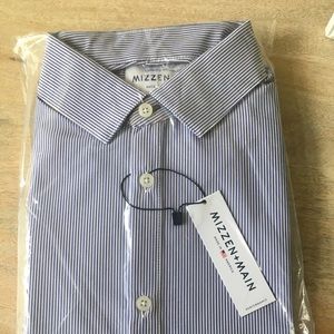 Mizzen + Main “Newport” long sleeve dress shirt L